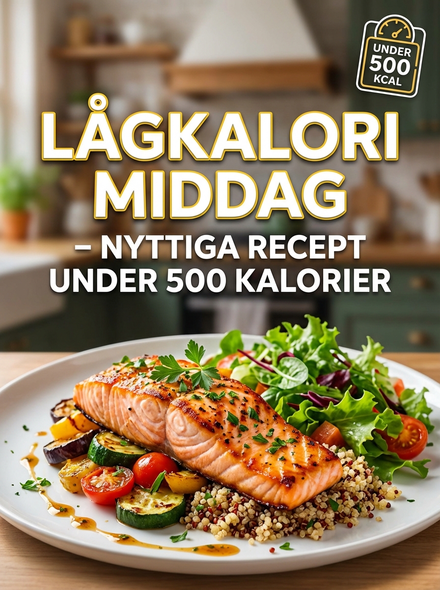 Lågkalori middag: nyttiga recept under 500 kalorier – enkelt och gott